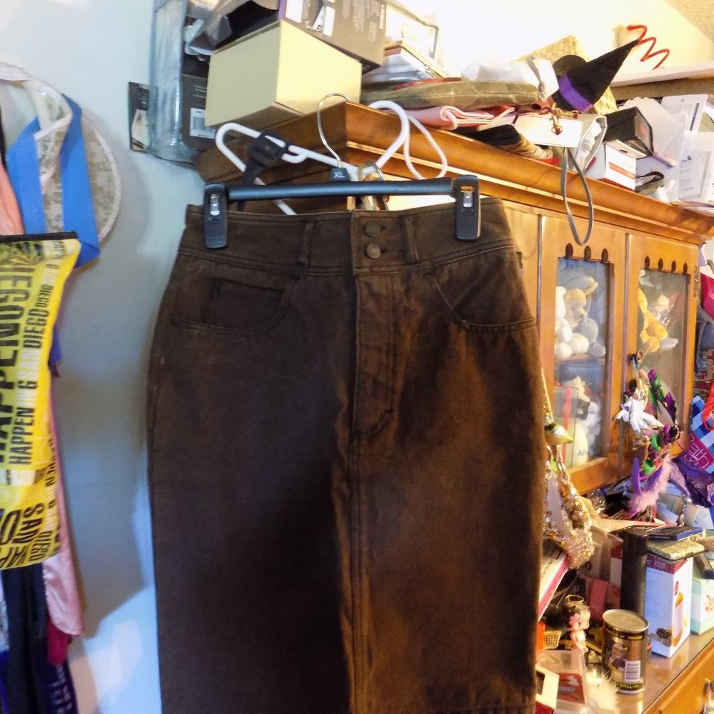 Calvin Klein brown skirt size 10